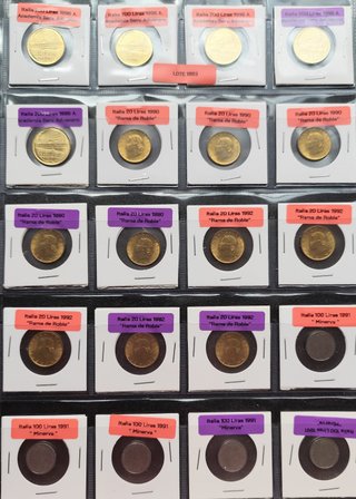 Lote 45 Monedas Italia Sin Circular