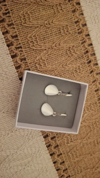 Orecchini pendenti a goccia argento