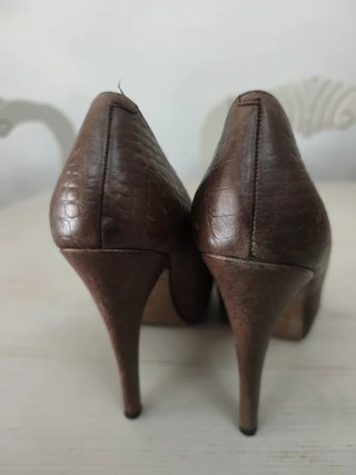 Tacones Piel Mango Talla 38