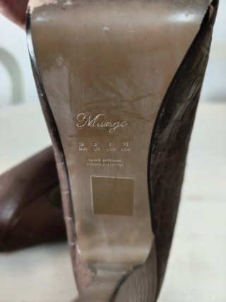 Tacones Piel Mango Talla 38