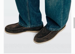Mocasines Massimo Dutti Piel Serraje Talla 43