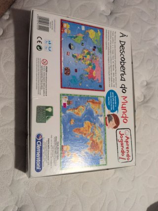 Puzzle Clementoni A Descoberta do Mundo 104 Peças