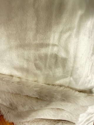 Fundas de cojín de pelo beige