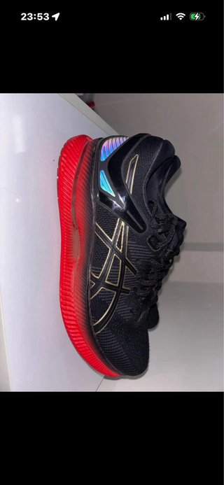 Asics Metaride Zapatillas Negras Rojas