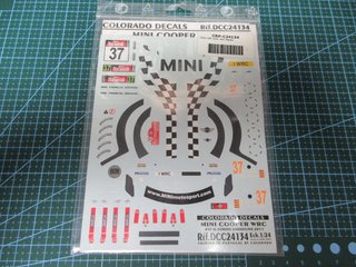 Calcas Mini Cooper WRC Dani Sordo 1/24