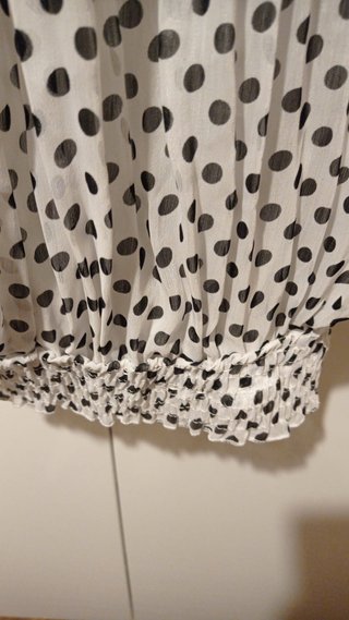 Blusa halter lunares talla única