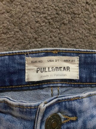 Pull and Bear Vaqueros Azules Lavados