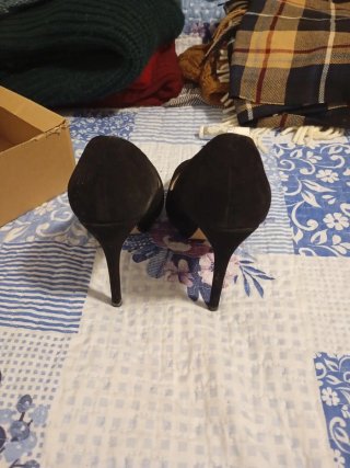 Zapatos de tacón negros Zara