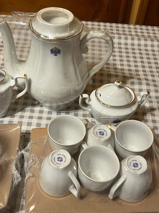 Juego de café de porcelana