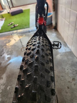 Bicicleta Eléctrica Fat Bike Negra