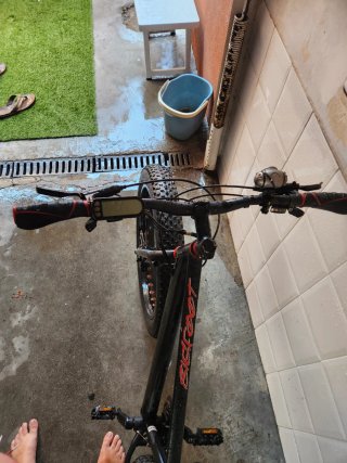 Bicicleta Eléctrica Fat Bike Negra