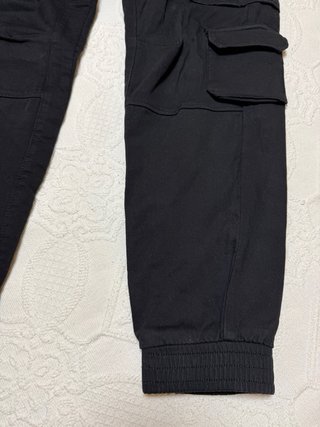 Pantalón Cargo Chico Talla L Negro