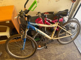 Bicicleta Crimper Azul y Blanca