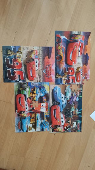 Pack 4 Puzles Disney Pixar Cars