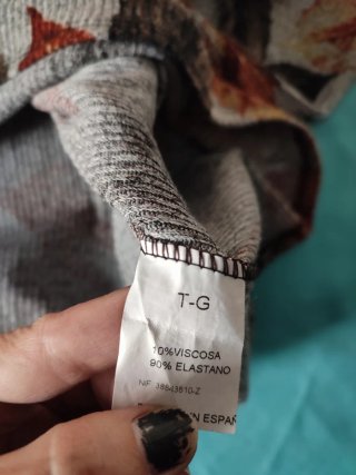 Camiseta Otoñal Hojas Talla L