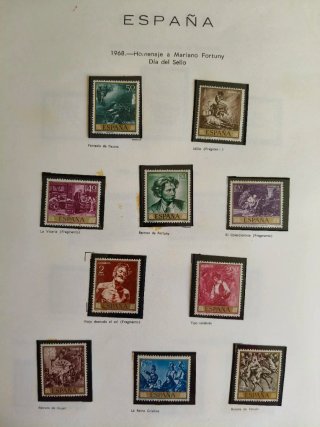 Colección de sellos España