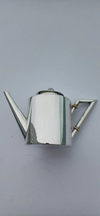 Cafetera Art Déco Plata Maciza .833