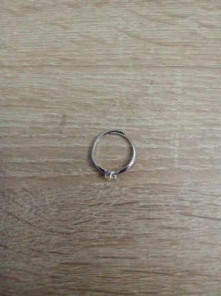 Anillo ajustable piedra cuarzo