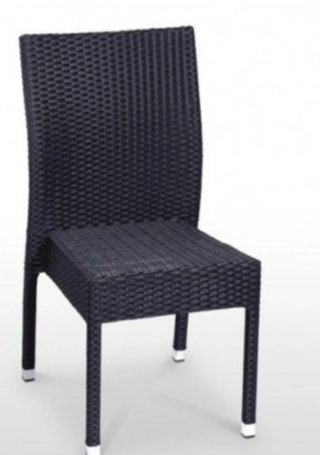 Silla de exterior de mimbre 6 sillas de terraza de
