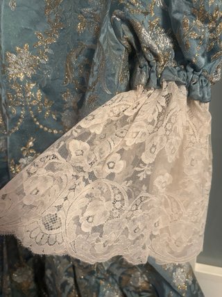 Traje de Fallera azul y dorado Niña
