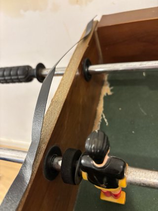 Futbolín de madera para restaurar recoger hoy
