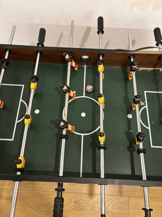 Futbolín de madera para restaurar recoger hoy