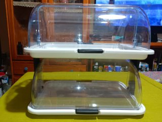 Expositor Doble Premier Transparente