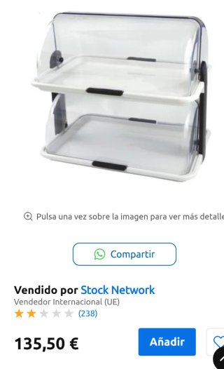 Expositor Doble Premier Transparente