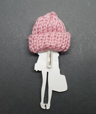 Broche Chica Gorro Rosa y Maleta