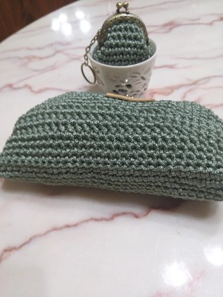 Pochette e portachiavi uncinetto