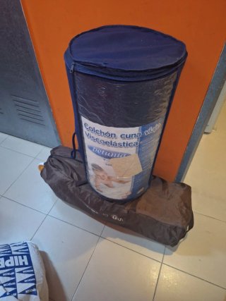 Cuna de Viaje + Colchón Viscoelástico