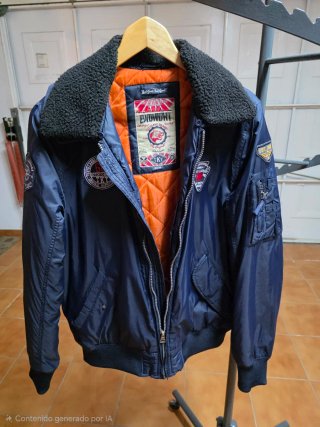 Chaqueta Aviador Tokyo Laundry Azul Talla M