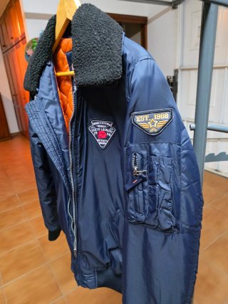 Chaqueta Aviador Tokyo Laundry Azul Talla M