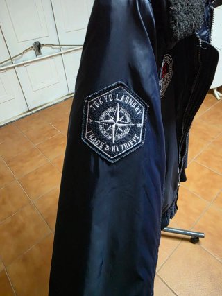 Chaqueta Aviador Tokyo Laundry Azul Talla M