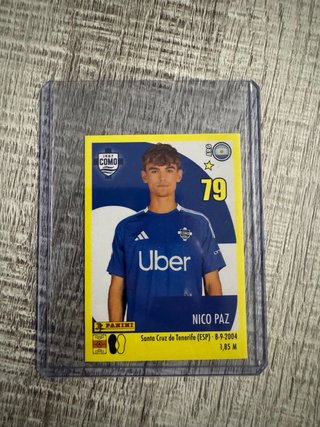 Nico Paz Como Panini 79