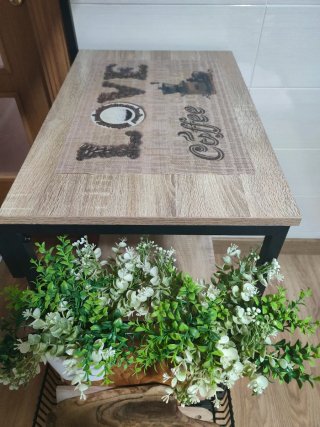 Estantería auxiliar madera y metal