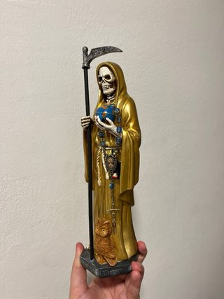 Santa Muerte Dorada Figura