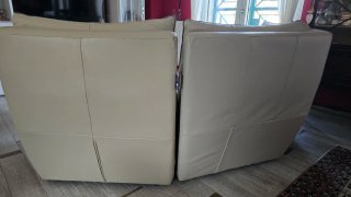 Divano componibile Chateau D'Ax pelle beige
