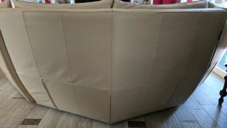 Divano componibile Chateau D'Ax pelle beige