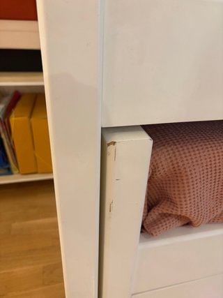 Cama nido madera maciza con cajones