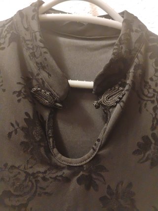 Vestido estilo asiático negro NUEVO