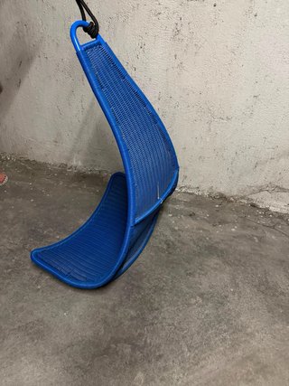 Columpio azul para colgar