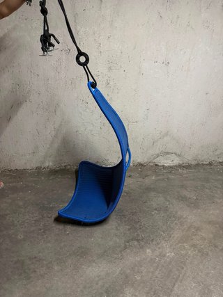 Columpio azul para colgar
