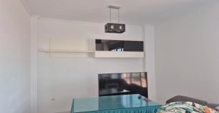 Mueble salón moderno blanco y negro