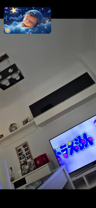 Mueble salón moderno blanco y negro
