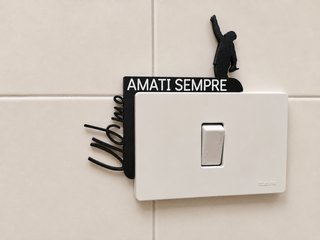 Ultimo, decorazione Amati Sempre Silhouette