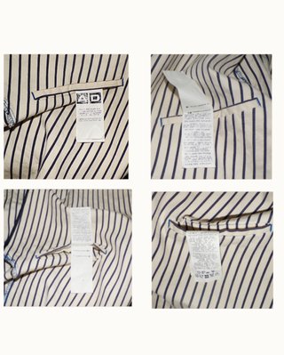 Americana Adolfo Dominguez Rayas Talla 50