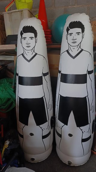 Defensor de fútbol hinchable