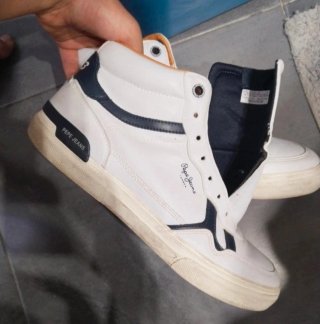Zapatillas Pepe Jeans Blancas y Naranja