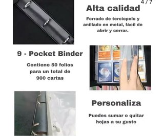 Album Pokemon con 50 paginas para 900cartas